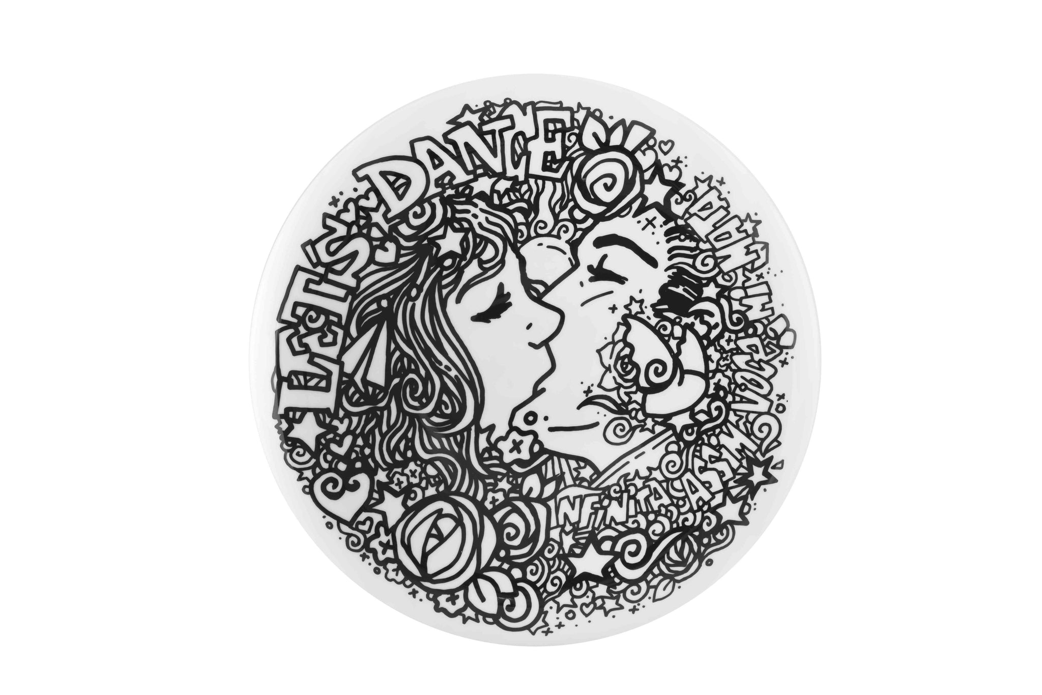 VISTA ALEGRE Artville Large Plate 1 1/9 Kiss - Item (21130244)