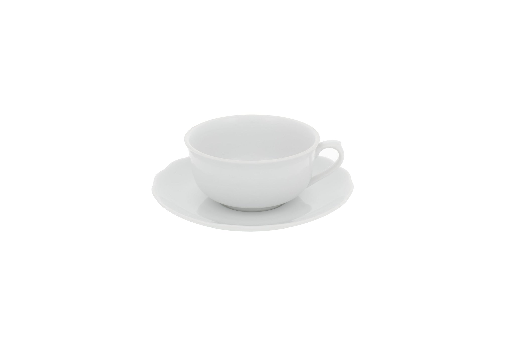VISTA ALEGRE  Bragança White Coffee Cup With Saucer 10Cl - Item 22000169