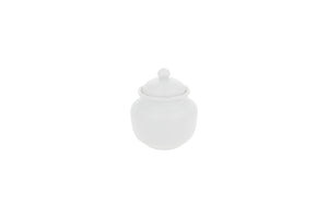 VISTA ALEGRE  Bragança White Sugar Bowl W/ Lid - Item (22000174)