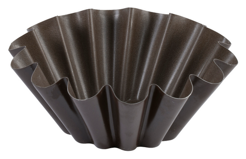 Gobel N-stick Continental Style Brioche Mould - Wide Ribs - Withflat Bottom - Ø200/97 mm - H72 mm Pack of 3 (223040)