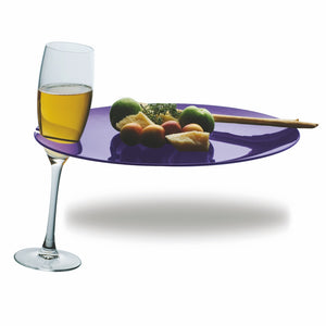 AMETHYST Polycarbonate Party Tray; Transparent Colors By Mepra 230555M (Pack of 12)