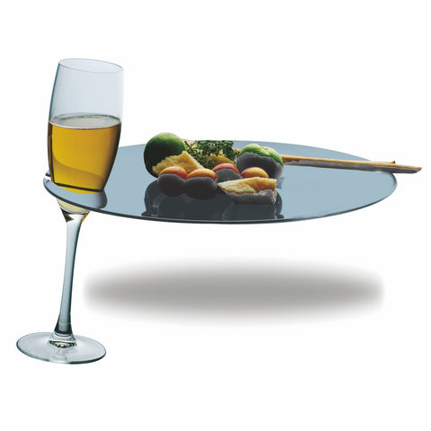 SAPPHIRE Polycarbonate Party Tray; Transparent Colors By Mepra (230555Z)