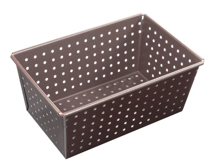 Louis Tellier Gobel Non-Stick Perforated Bread Pan 10 5/8'' X 3 1/8'' H (223690)