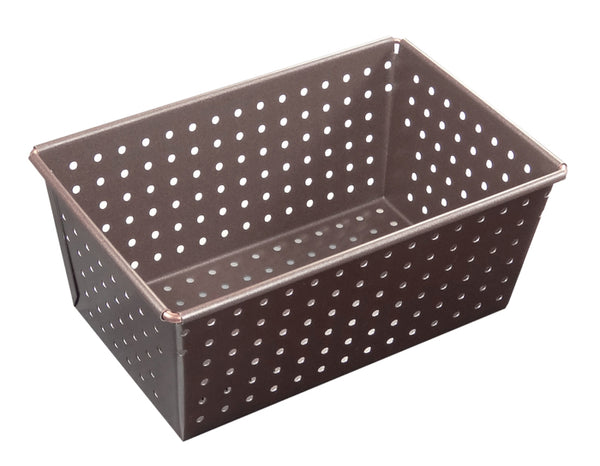 Louis Tellier Gobel Non-Stick Perforated Bread Pan 10 5/8'' X 3 1/8'' H (223690)