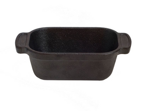 Browne Foodservice THERMALLOY Cast Iron Traditional Mini Rect. 10.5 oz - 310 ml 573758