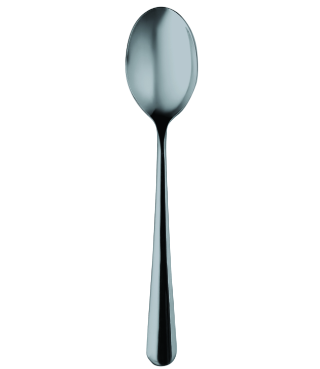 Tea Spoon Stoccolma Oro Nero By Mepra (Pack of 12) 10711107ON