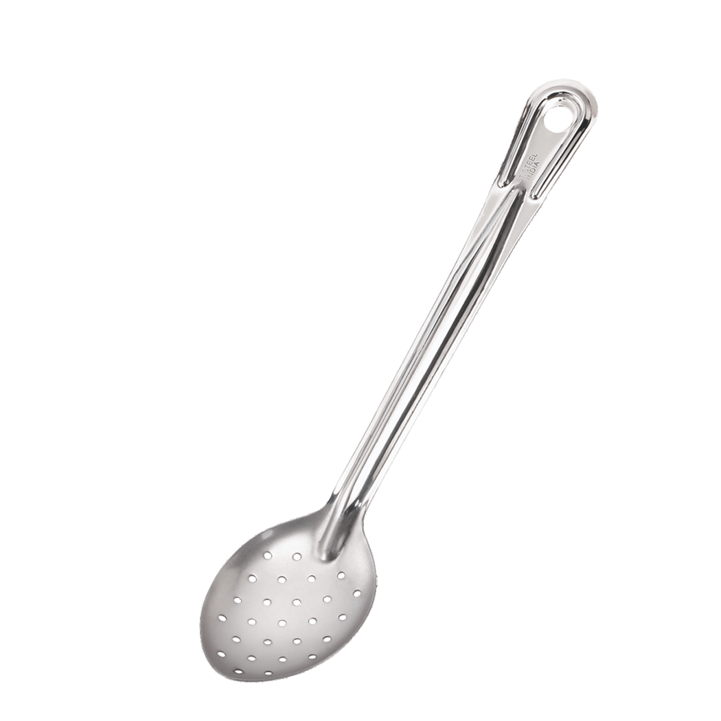 Browne Foodservice 15" SS Perforated Spoon-Heavy Gauge 2772 (Pack of 4)