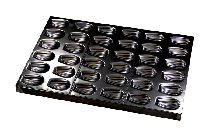 GOBEL Non-stick coating steel madeleines mould - 600 x 400 mm - 36 madeleines 299108