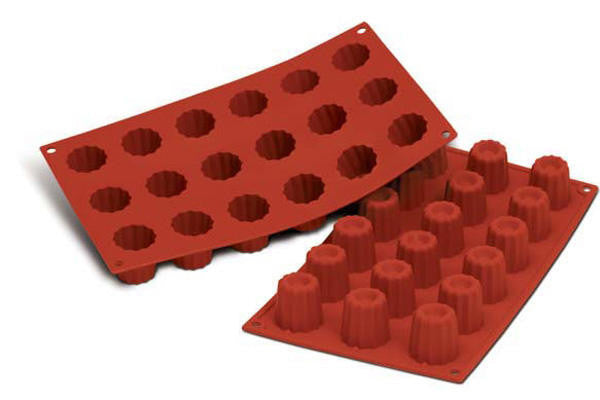 Silikomart SF033 - Silicone Mould N. 18 Small Bordelais Ø35 H 35 Mm (Pack of 10)