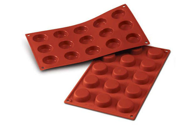 Louis Tellier Silikomart - Silicone Mould N. 15 Flan Mould Ø40 H 13 Mm (SF043)