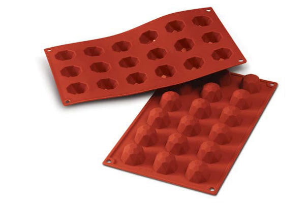 Louis Tellier Silikomart - Silicone Mould N. 18 Small Diamond Ø35 H 23 Mm (SF048)