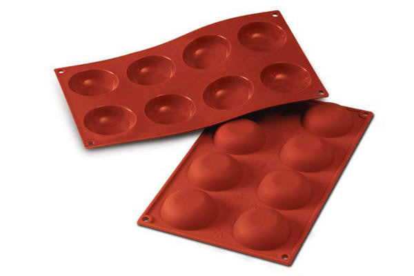 Louis Tellier Silikomart - Silicone Mould N. 8 Krapfen Ø60 H 20 Mm (SF053)