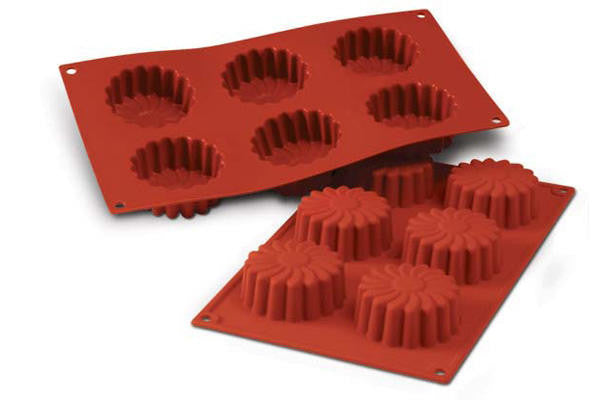 Silikomart SF056 - Silicone Mould N. 6 Daisy Ø70 H 28 Mm (Pack of 10)