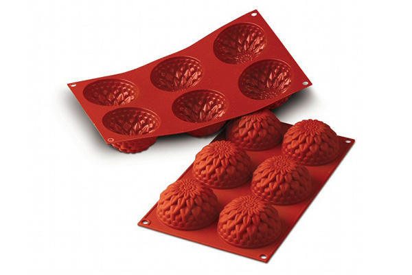 Louis Tellier Silikomart - Big Dahlia Red Mold Packed (SF078)