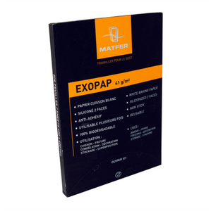 Matfer Bourgeat Exopap Baking Paper 23 3/4" X 15 3/4" (41 G/m2) 320201 Box of 500 pcs