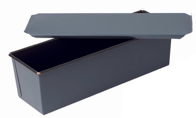 Matfer Bourgeat Exopan Steel Long Bread Mold/Loaf Pan, Nonstick, 15 3/4"x4" (341641)
