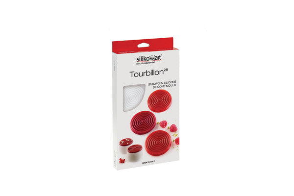 SILIKOMART TOURBILLON 28 - SILICONE MOULD N.6 TOURBILLON ø75 H 8 MM (Pack of 10) TOURB 28