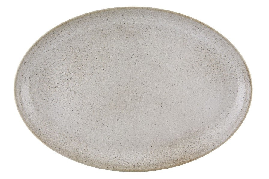 iFoodservice Online Imperfect White Oval Platter 1 4/7 - Item 37004726