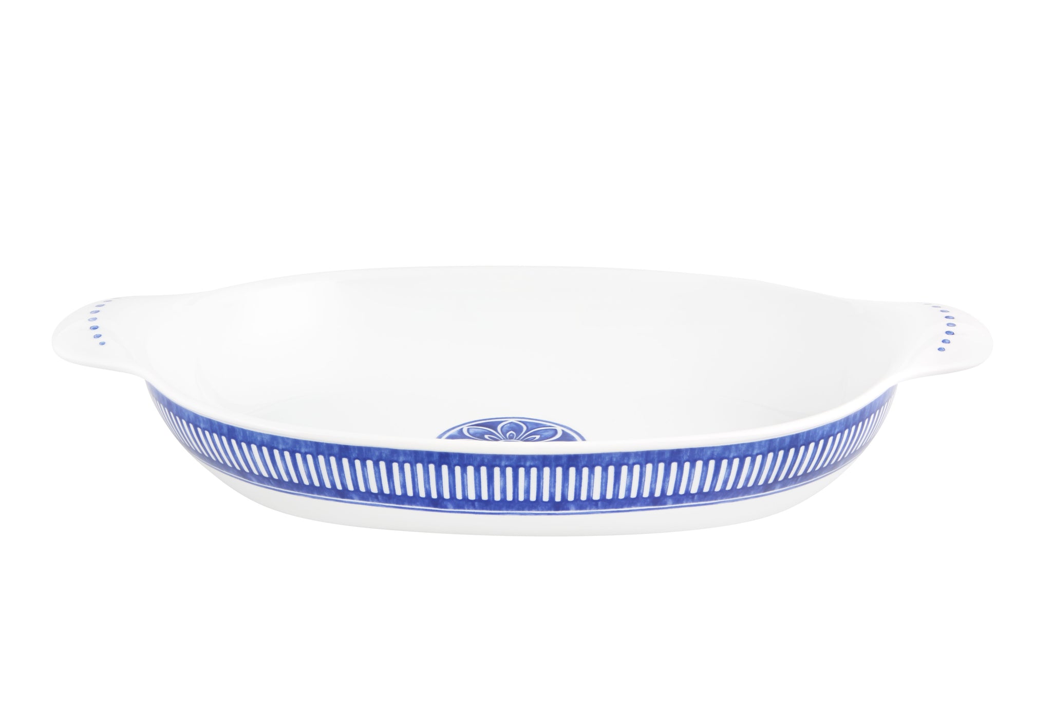 VISTA ALEGRE  Azure Oval Roaster w/ handles 48X27 - Item (38002262)