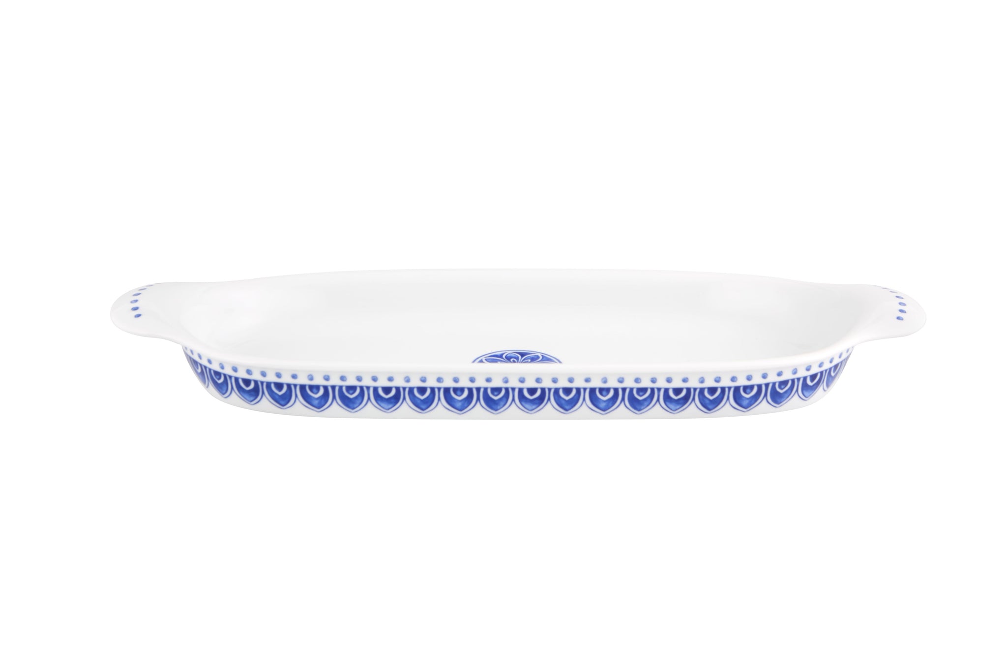 VISTA ALEGRE  Azure Oval Roaster w/ handles 41X15 - Item (38002263)