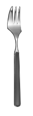 Black Fantasia Cake/Oyster Fork By Mepra (Pack of 12) 10N61115
