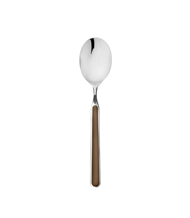 Tobacco Fantasia Us Size Table Spoon (Eu Dessert Spoon) By Mepra (Pack of 12) 10M61104