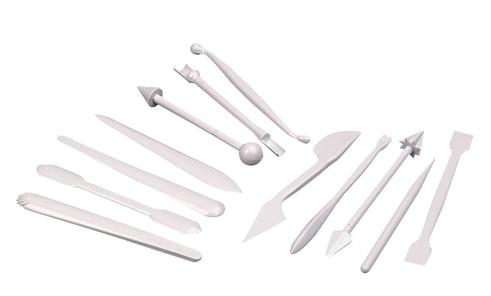 Matfer Bourgeat Marzipan Sculpting Tools 421832 (Pack of 12) 421832