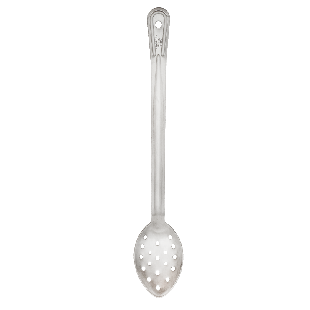 Browne Foodservice RENAISSANCE Spoon, Perforated SS 15"/38.1cm 4772 (Pack of 4)