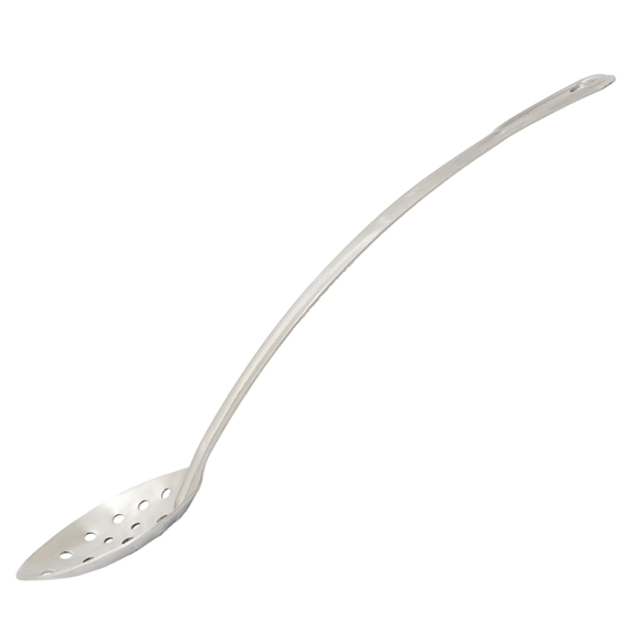Browne Foodservice RENAISSANCE Basting Spoon, Curved Perforated SS 15"/38.1cm 4776 (Pack of 4)