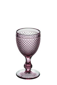 VISTA ALEGRE  Bicos Set with 4 Red Wine Goblets Pink  - Item 49001541