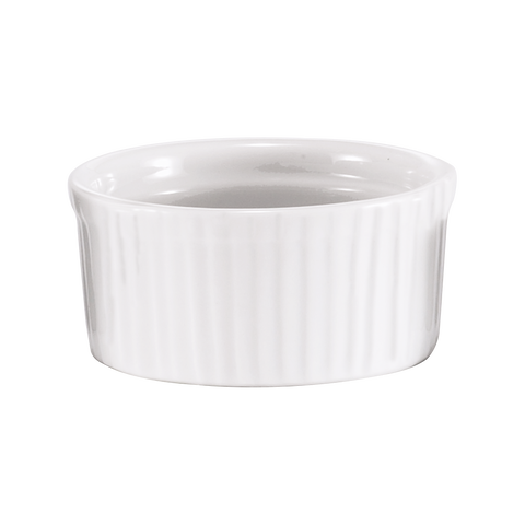 Browne Foodservice Ramekin, Ceramic 2.5oz, White 564003W