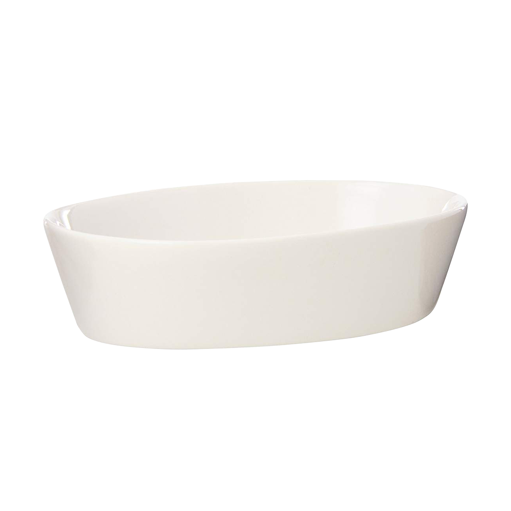 Browne Foodservice Oval Baker 9oz/266ml, White 564004W (Pack of 6)