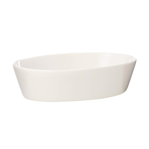 Browne Foodservice Oval Baker 9oz/266ml, White 564004W (Pack of 6)