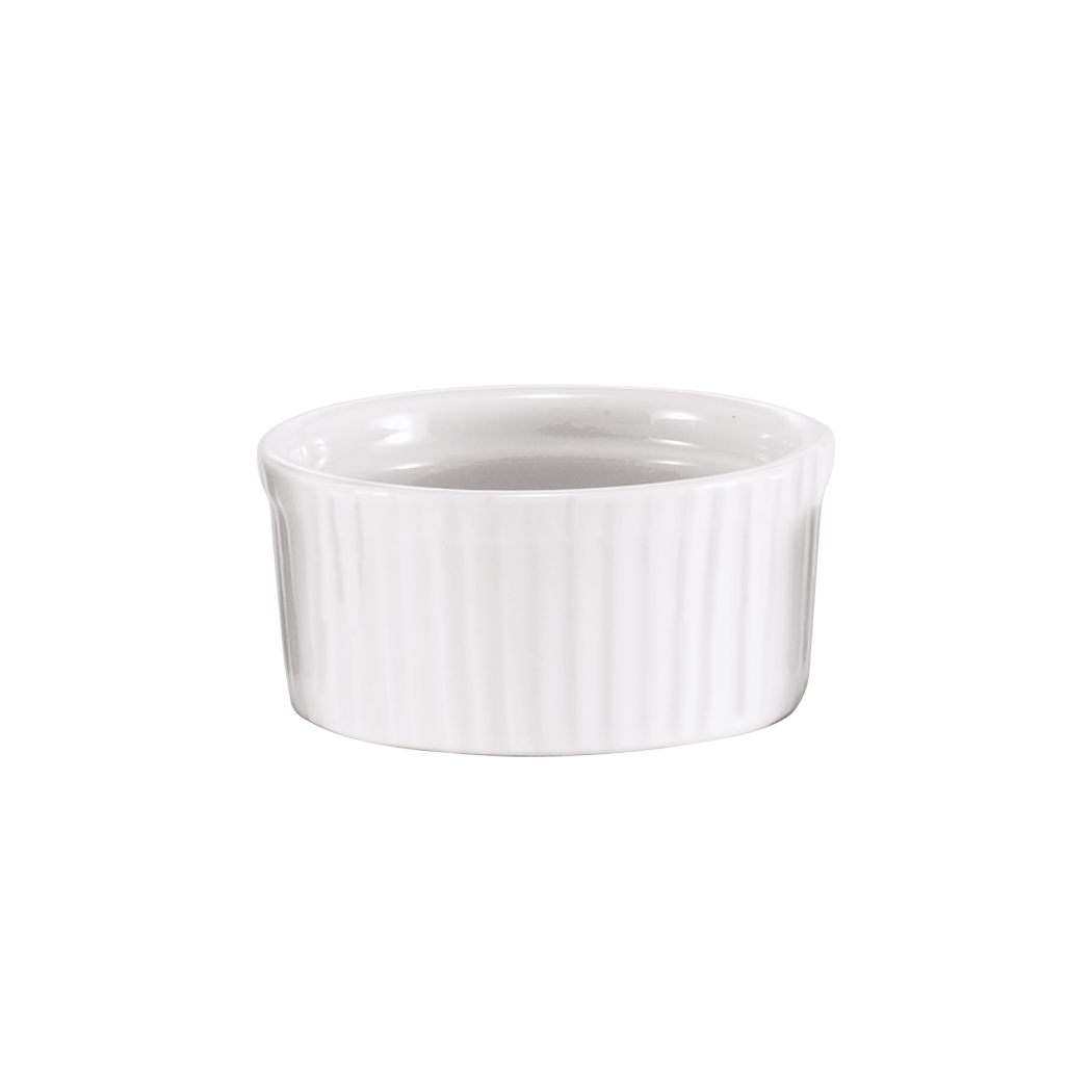 Browne Foodservice Ramekin 4oz, White 564024W (Pack of 12)