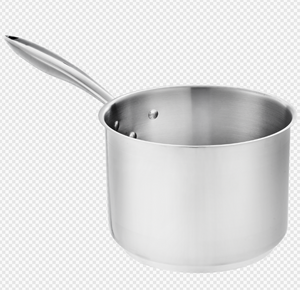 Browne Foodservice Thermalloy 6qt Stainless Steel Sauce Pan Deep (5724036)