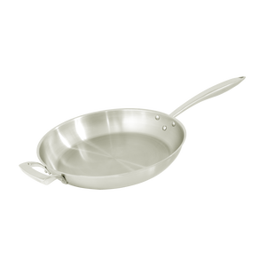 Browne Foodservice Thermalloy 12.5" Stainless Steel Fry Pan With Helper Handle(5724052)