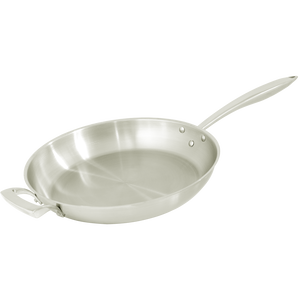 Browne Foodservice THERMALLOY 14" SS Fry Pan w/Helper Handle NSF 5724054