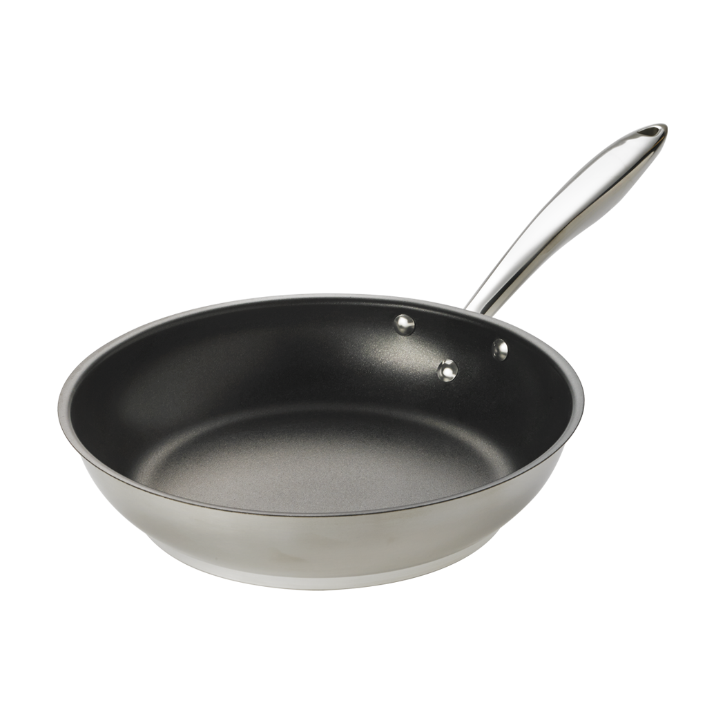 Browne Foodservice THERMALLOY Excalibur 9.5" SS Fry Pan Non-stick NSF 5724060