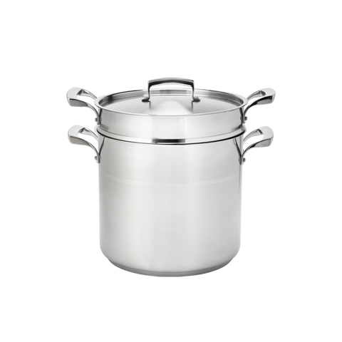 Browne Foodservice Thermalloy 12qt Stainless Steel Double Boiler (3 Piece Set) (5724072)