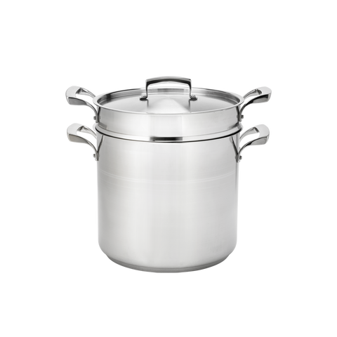 Browne Foodservice THERMALLOY 12qt SS Double Boiler (3 Piece Set) NSF 5724072