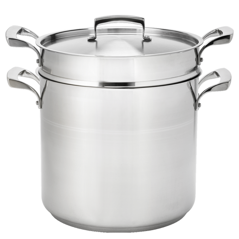 Browne Foodservice THERMALLOY 20qt Stainless Steel Double Boiler (3 Piece Set)  (5724080)