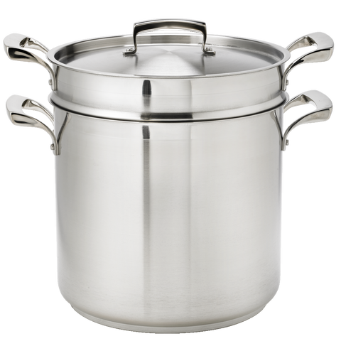 Browne Foodservice THERMALLOY 20qt Stainless Steel Pasta Cooker (3 Piece Set) (5724090)