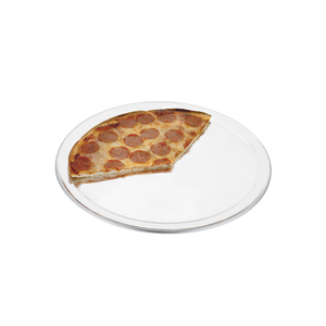 Browne Foodservice THERMALLOY Wide Rim Pizza Pan Alum 20ga/0.8mm, 9"/22.9cm dia 5730029 (Pack of 12)