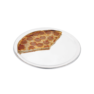 Browne Foodservice THERMALLOY Wide Rim Pizza Pan Alum 20ga/0.8mm, 11"/27.9cm dia 5730031 (Pack of 12)
