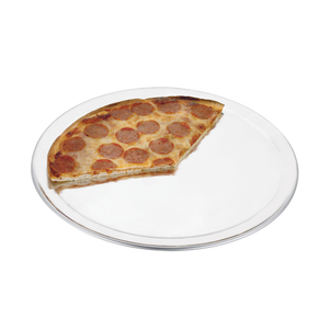 Browne Foodservice THERMALLOY Wide Rim Pizza Pan Alum 20ga/0.8mm, 14"/35.6cm dia 5730034 (Pack of 12)