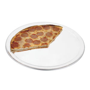 Browne Foodservice THERMALLOY Wide Rim Pizza Pan Alum 20ga/0.8mm, 16"/40.6cm dia 5730036 (Pack of 12)