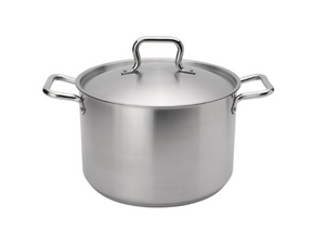 Browne Foodservice ELEMENTS Stock Pot 12qt/11.25 w/Cover SS NSF 5733912