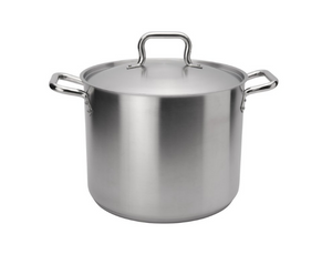 Browne Foodservice Elements Stock Pot 24qt/22.75l With Cover Stainless Steel (5733924)