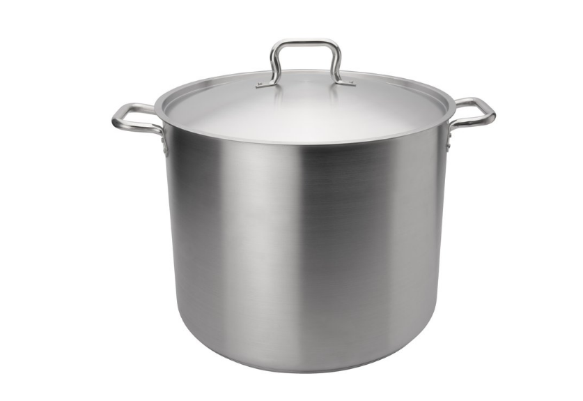 Browne Foodservice Elements Stock Pot 40qt/38l With Cover Stainless Steel(5733940)