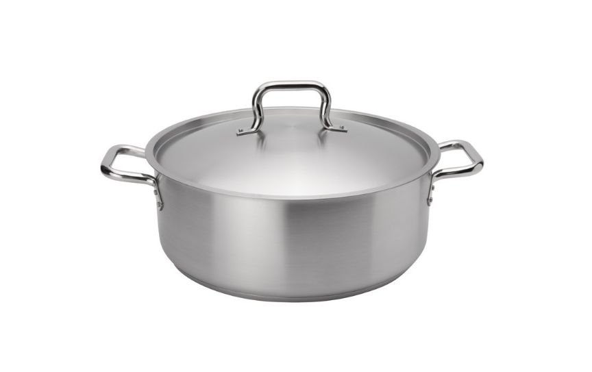 Browne Foodservice Elements Brazier 15qt/14.2l With Cover Stainless Steel(5734014)